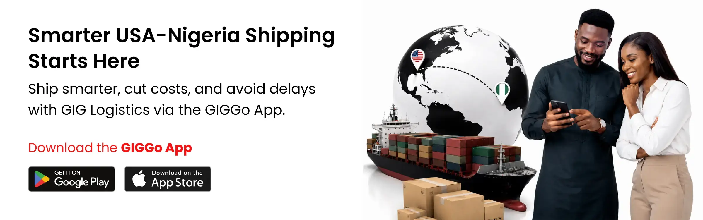 international shipping to Nigeria App
