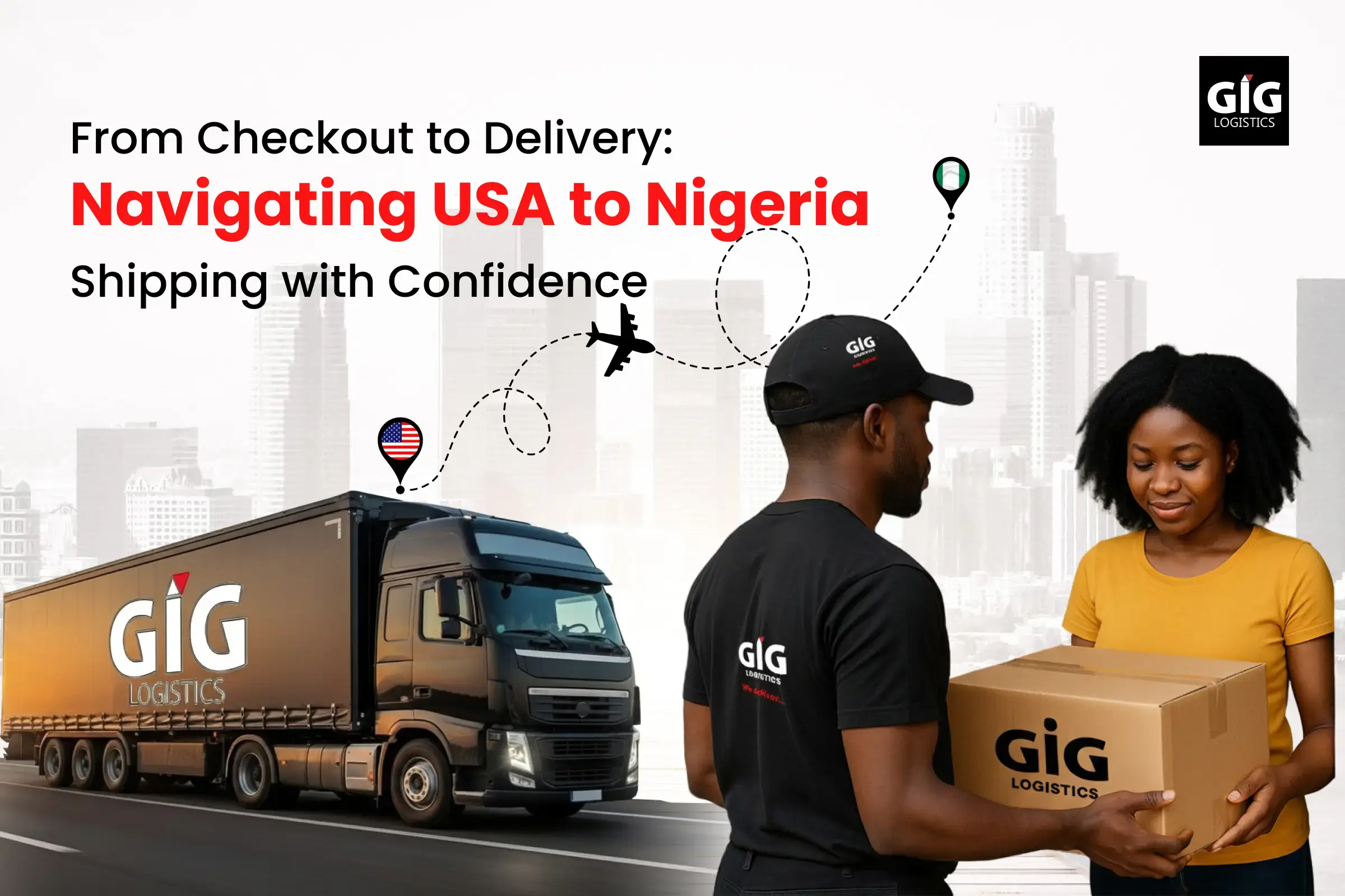 ship from USA to Nigeria